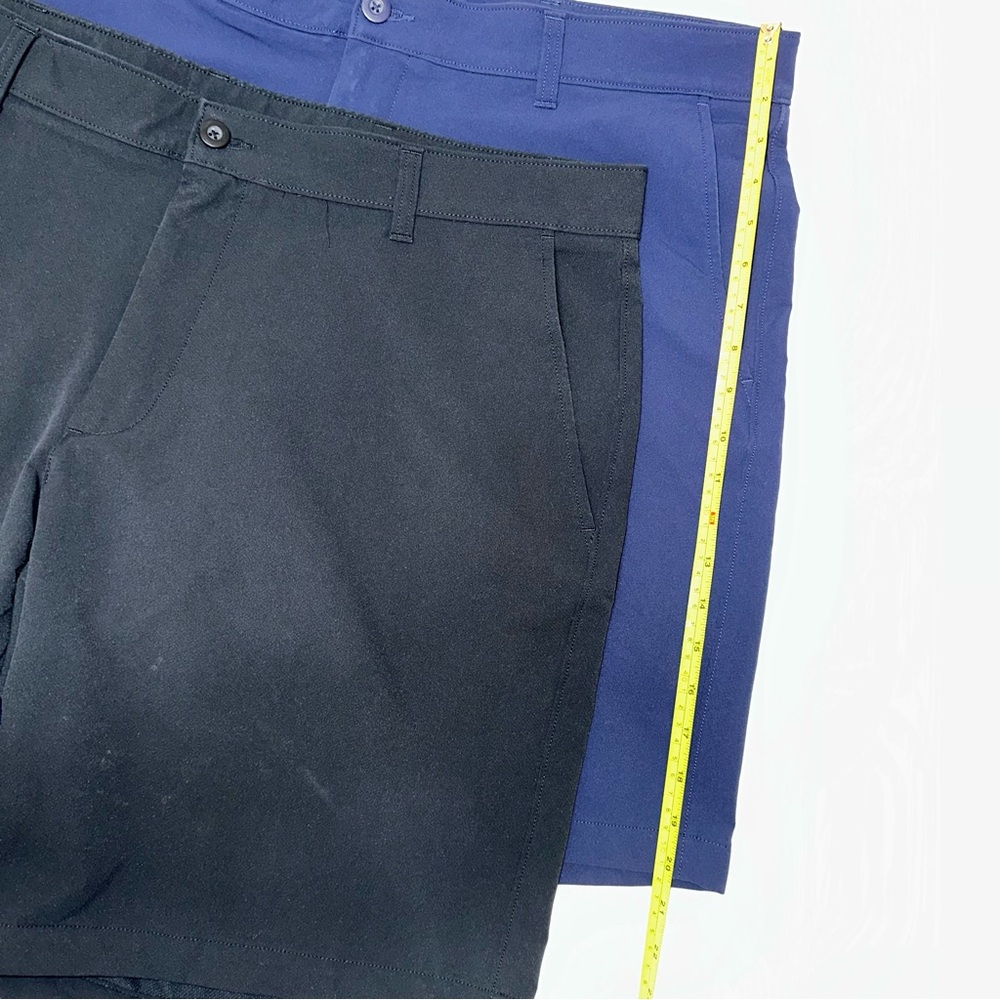 2 pair Under Armour shorts men’s size 42 black and blue - Picture 4 of 6